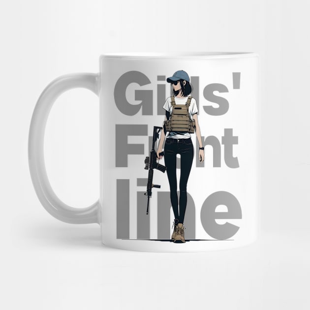 Girls' Frontline Tactical Chic Tee: Where Strength Meets Style by Rawlifegraphic